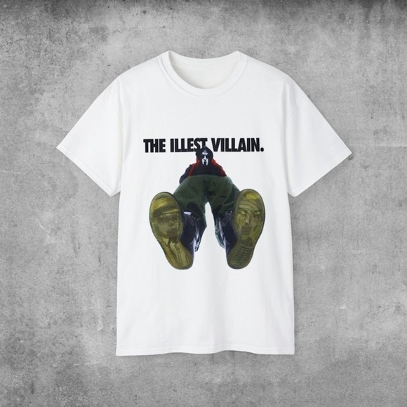 Gildan Other - MF Doom Y2K Graphic T-Shirt Madvillain Metal Face Tee